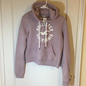 Short Sweater shirt, light purple